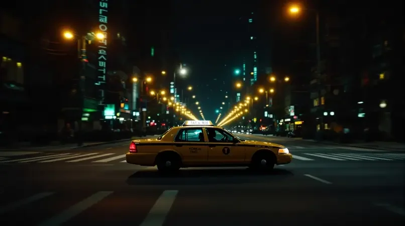 5060电影网《午夜出租车》横屏封面，韩剧悬疑推理题材，评分8.8